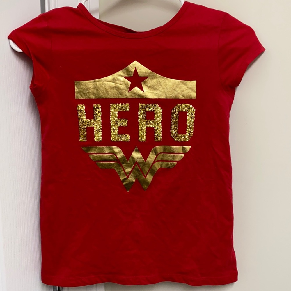 Gap Wonder Woman Shirt size girls large New